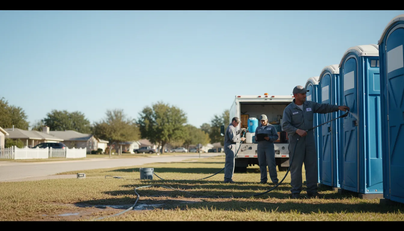 Long-Term Portable Toilet Rental in Double Springs, AL near me